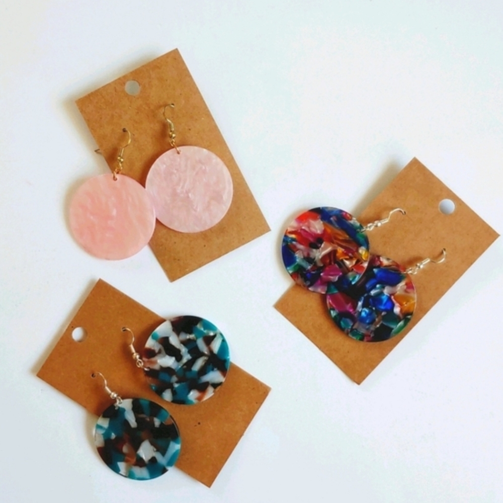 ✨️SOLD✨️ Pendant earrings, retro jewelry ✨